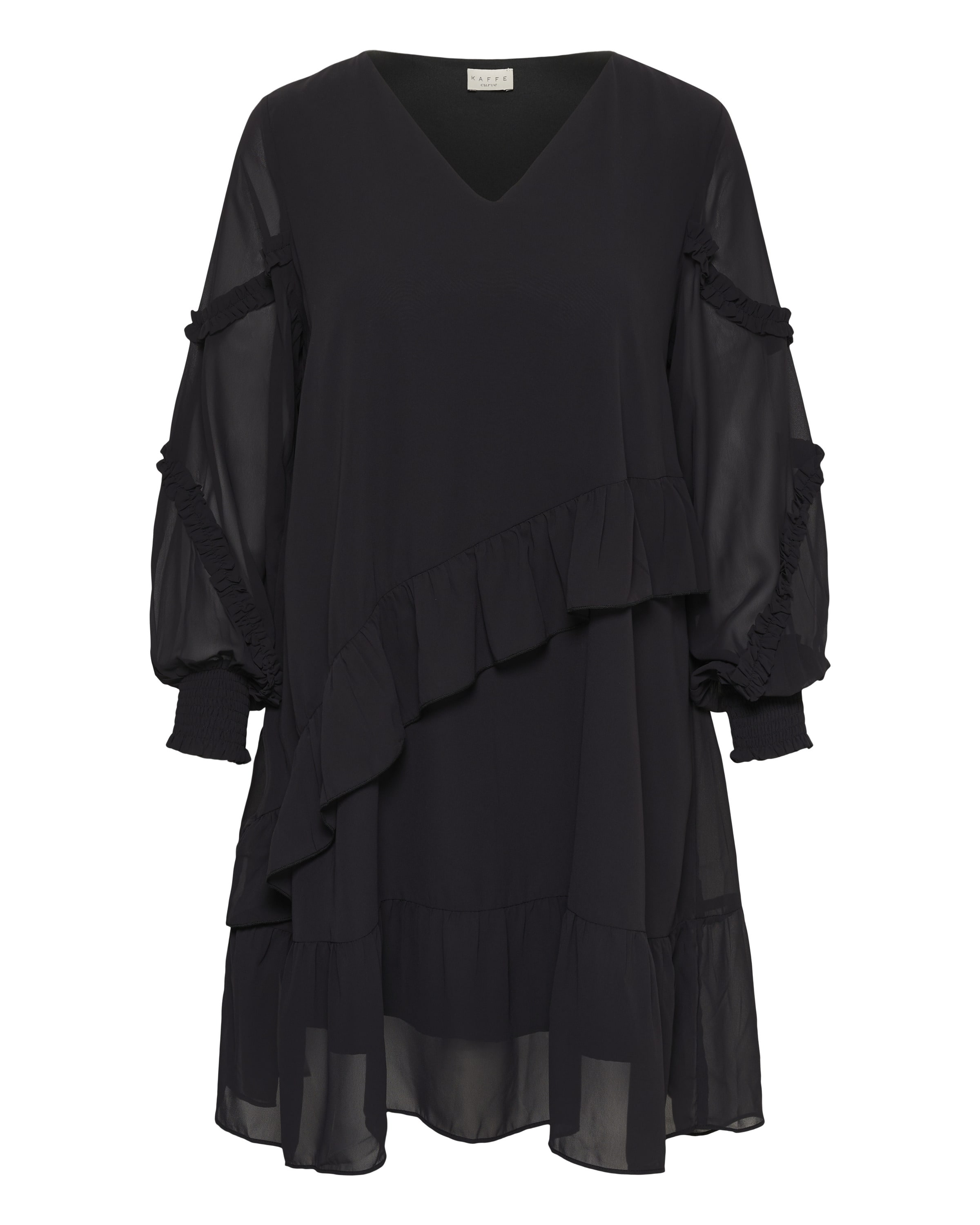 KAFFE CURVE - Vestido em preto: frente