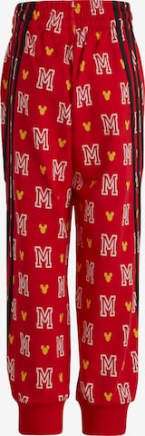 Coupe slim Pantalon de sport 'Disney Mickey Mouse' ADIDAS SPORTSWEAR en rouge