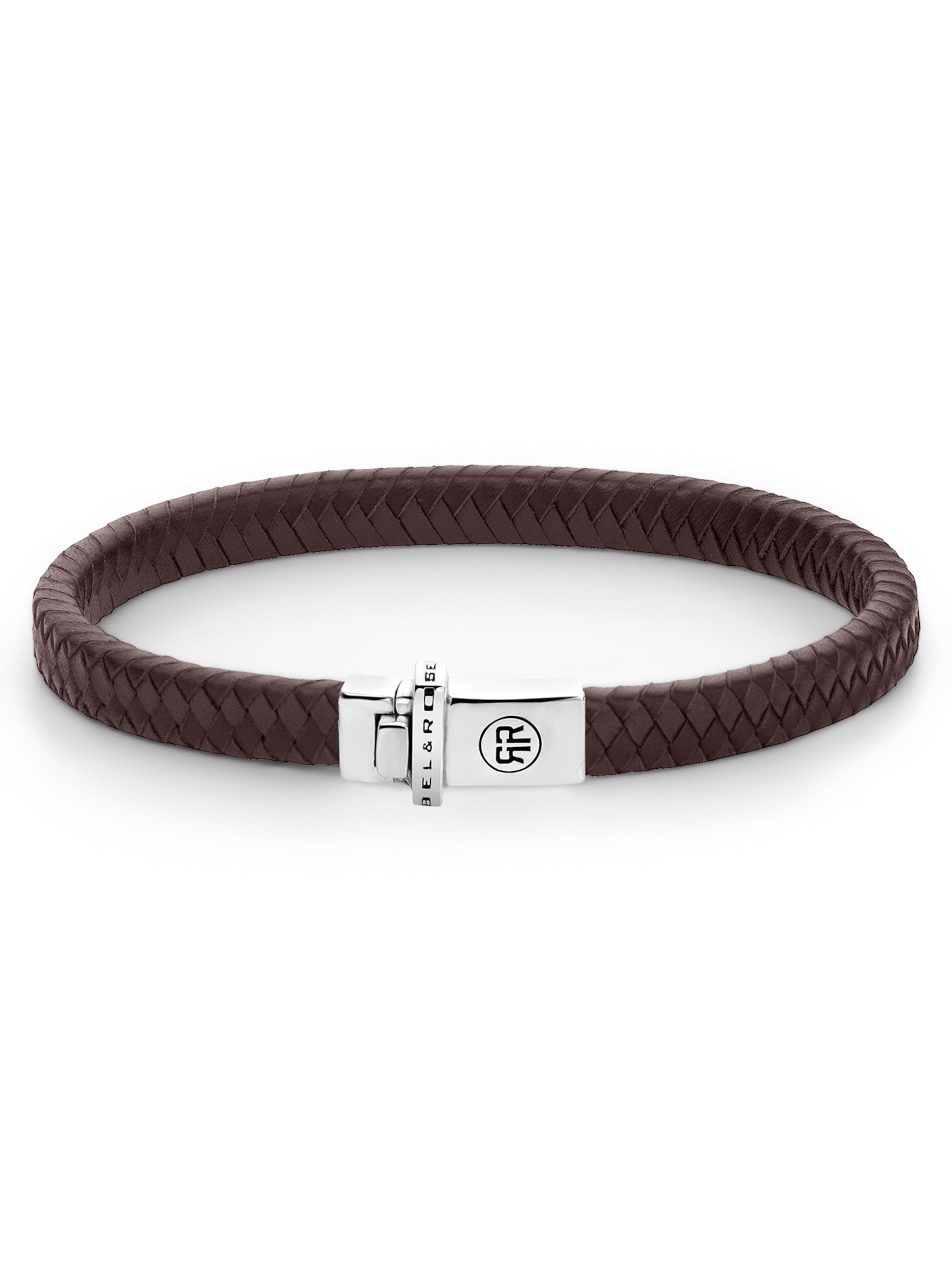 Rebel & Rose Bracelet in Brown: front