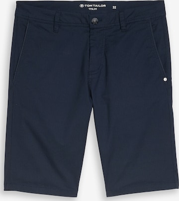 TOM TAILORChino hlače - plava boja: prednji dio