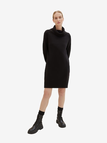 TOM TAILOR Knit dress in Black