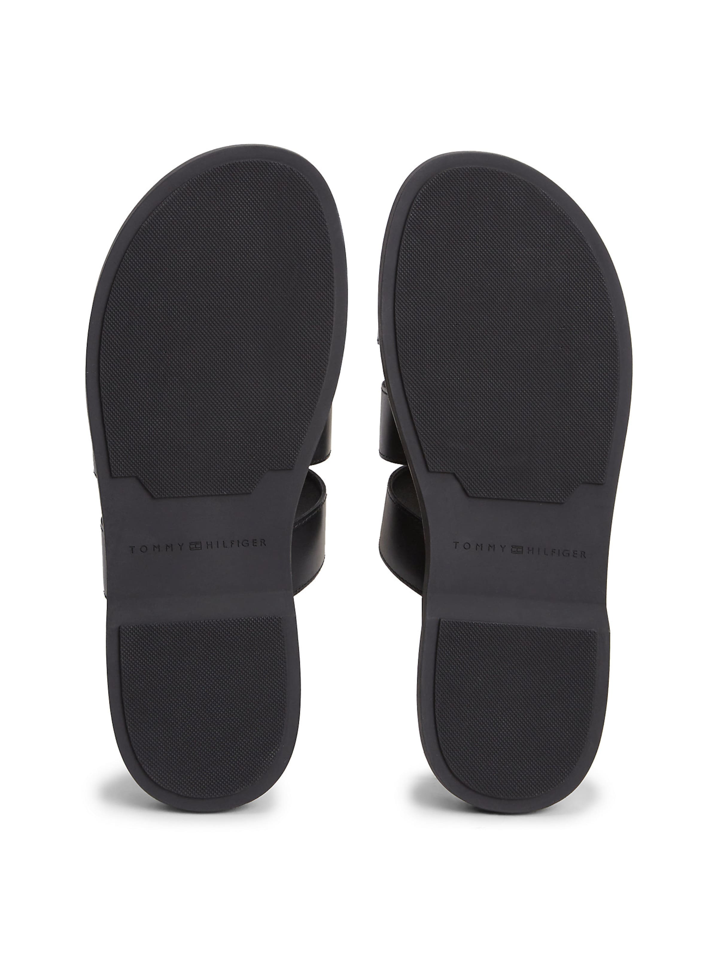 TOMMY HILFIGER Pantolette in Schwarz