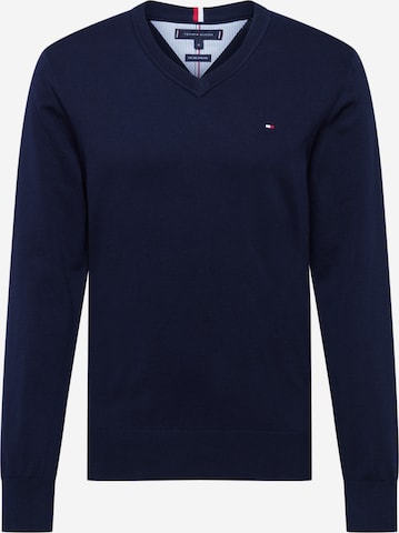 TOMMY HILFIGER Sweter w kolorze niebieski: przód