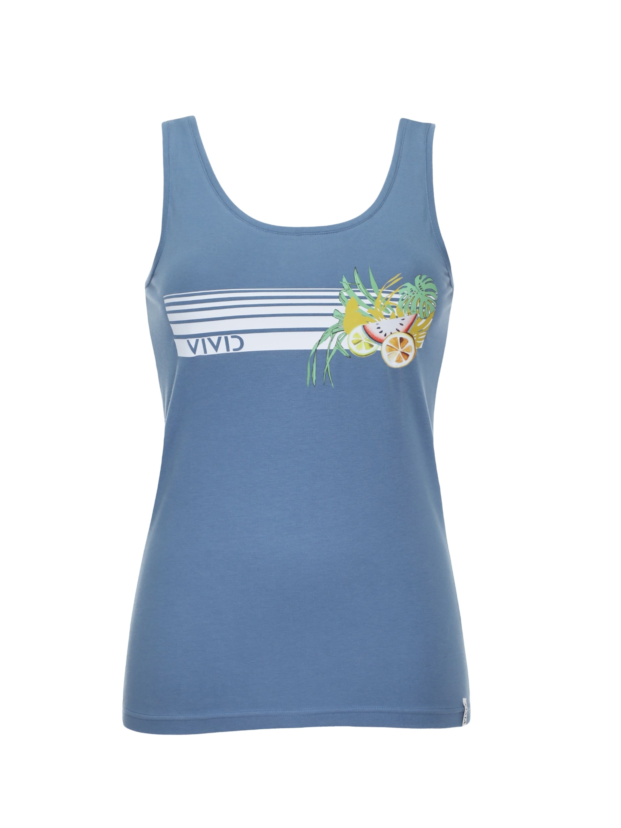 VIVID Top - Modrá: predná strana