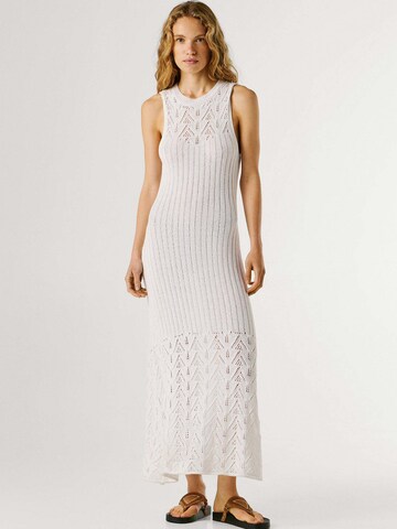 Robes en maille 'Kenia' Pepe Jeans en blanc : devant