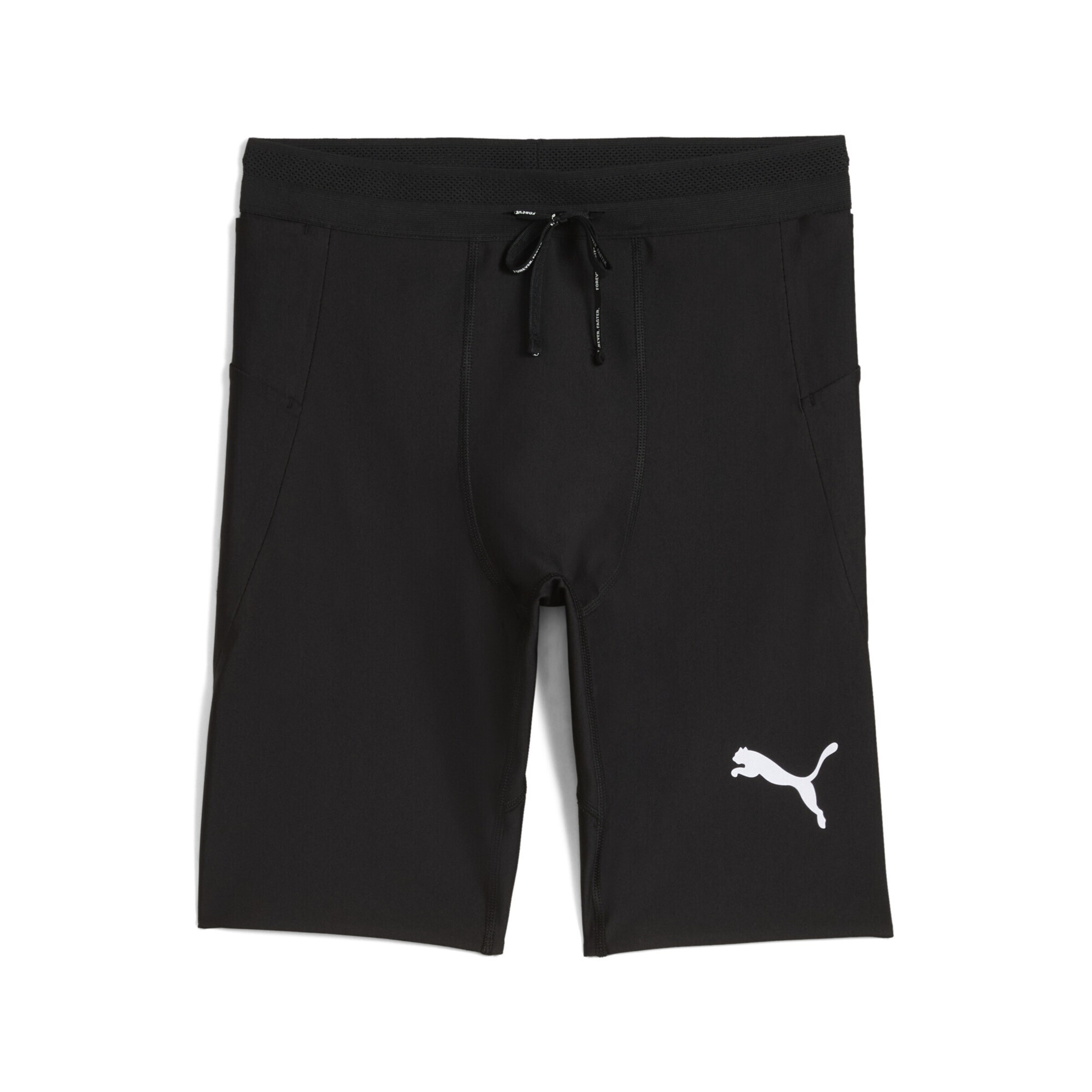 PUMA Regular Sportbroek in Zwart: voorkant