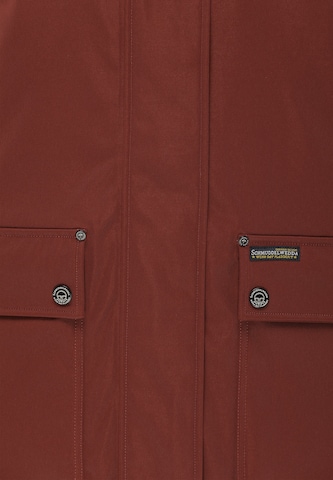 Schmuddelwedda Tussenparka in Rood