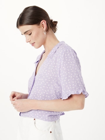 Monki Blouse in Purple