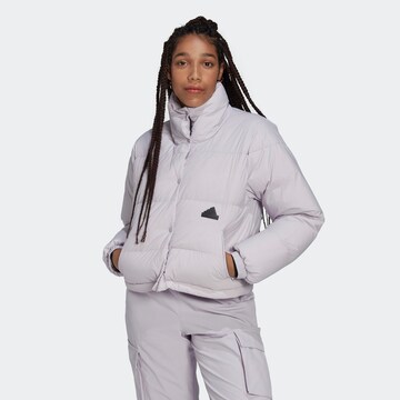 ADIDAS SPORTSWEAR Μπουφάν πεζοπορίας σε λιλά: μπροστά
