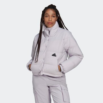 ADIDAS SPORTSWEAR Outdoorjacka i lila: framsida