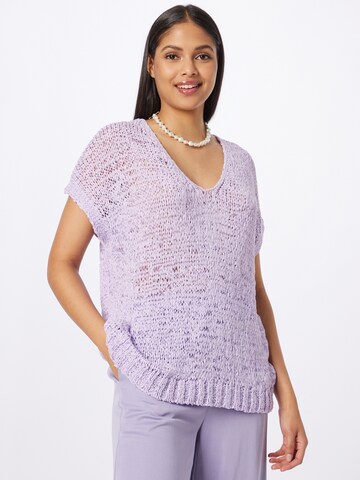 Liebesglück Sweater 'Luzie' in Purple: front