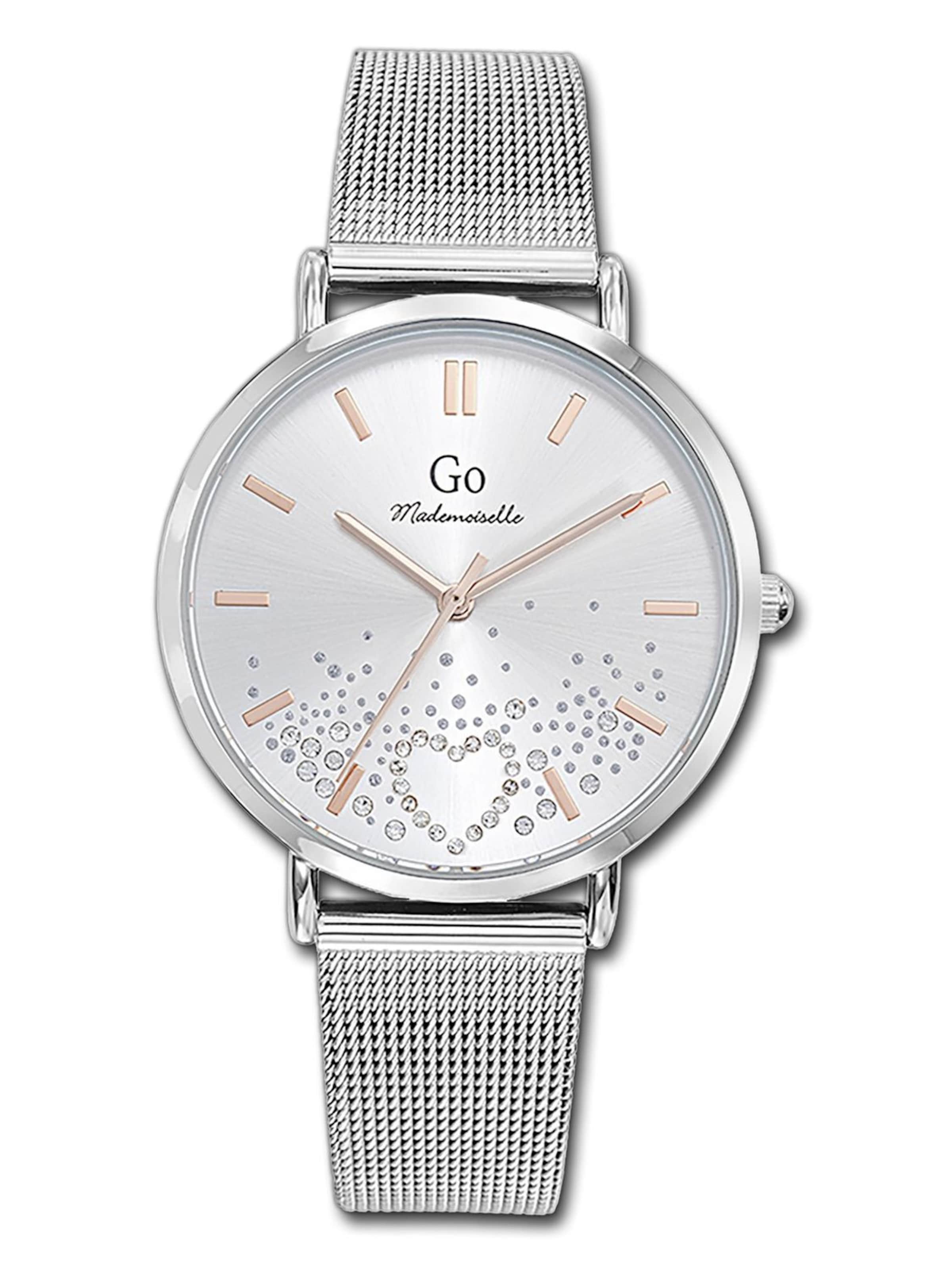 GO GirlOnly Analog Watch in Silver: front