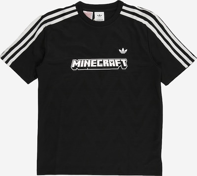 128 dydžio Marškinėliai iš ADIDAS ORIGINALS, spalva – juoda / balta, Prekių apžvalga