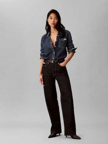 Calvin Klein Jeans Regular Jeans in Blauw: voorkant