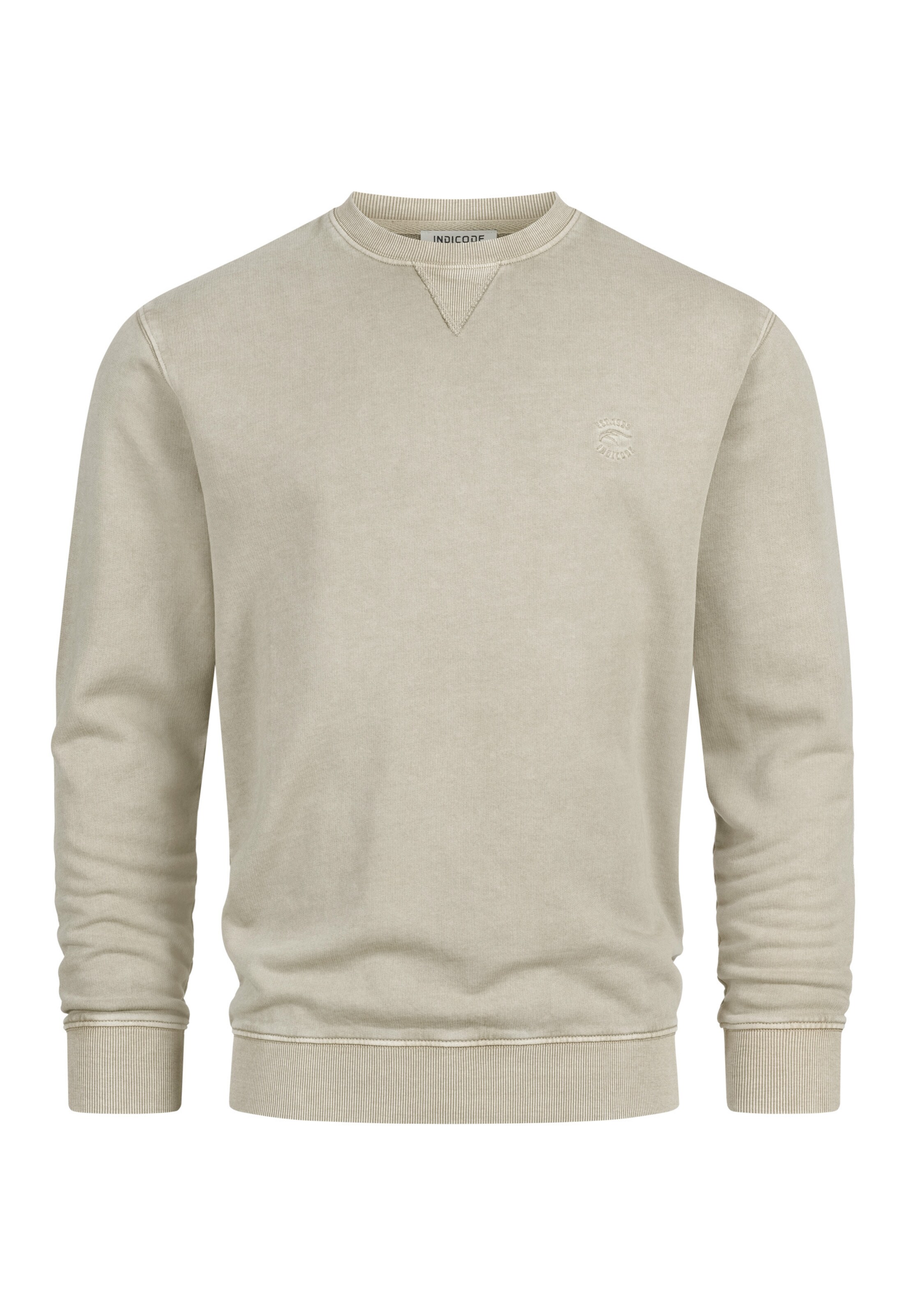Sweat-shirt 'INElimah' INDICODE JEANS en beige : devant