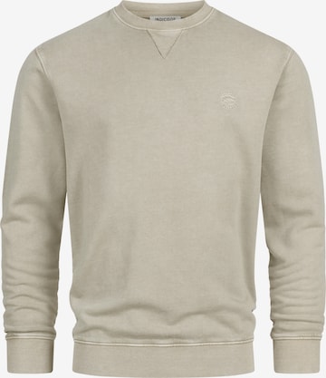 INDICODE JEANS Sports sweatshirt 'INElimah' in Beige: front