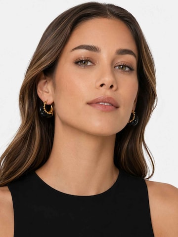RteRme Earrings 'Brina' in Black: front