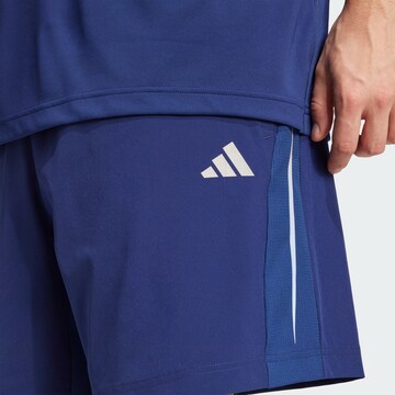 ADIDAS PERFORMANCE Loosefit Sportbroek 'Tech Apparel' in Blauw