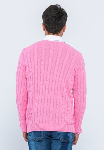 Pull-over 'Matteo' Giorgio di Mare en rose