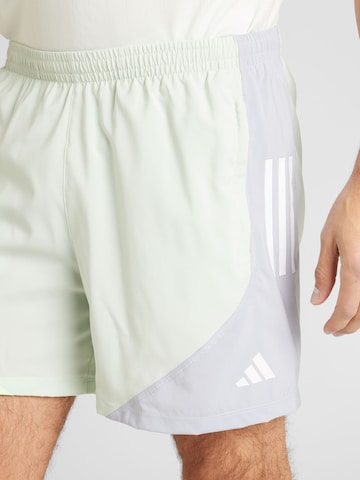 ADIDAS PERFORMANCE Regular Workout Pants 'Own The Run' in Green