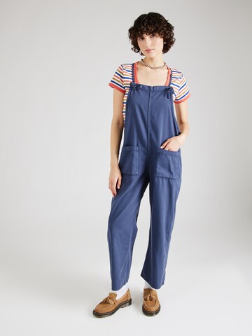 Loosefit Pantaloni con pettorina di Monki in blu