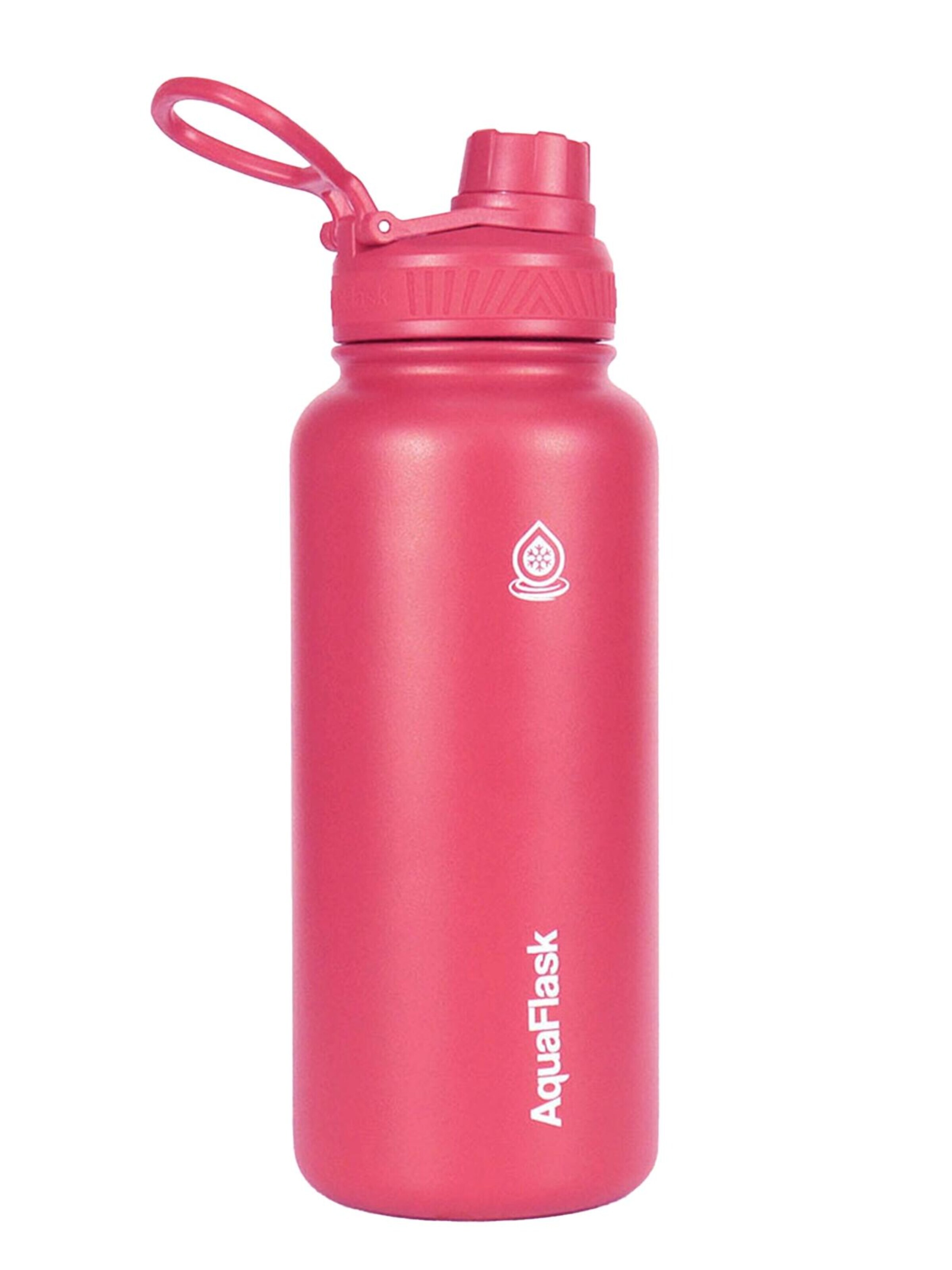 AquaFlask Láhev na vodu 'AquaFlask Termoláhev REGULAR 946 ml LEMON SLUSH' – pink: přední strana