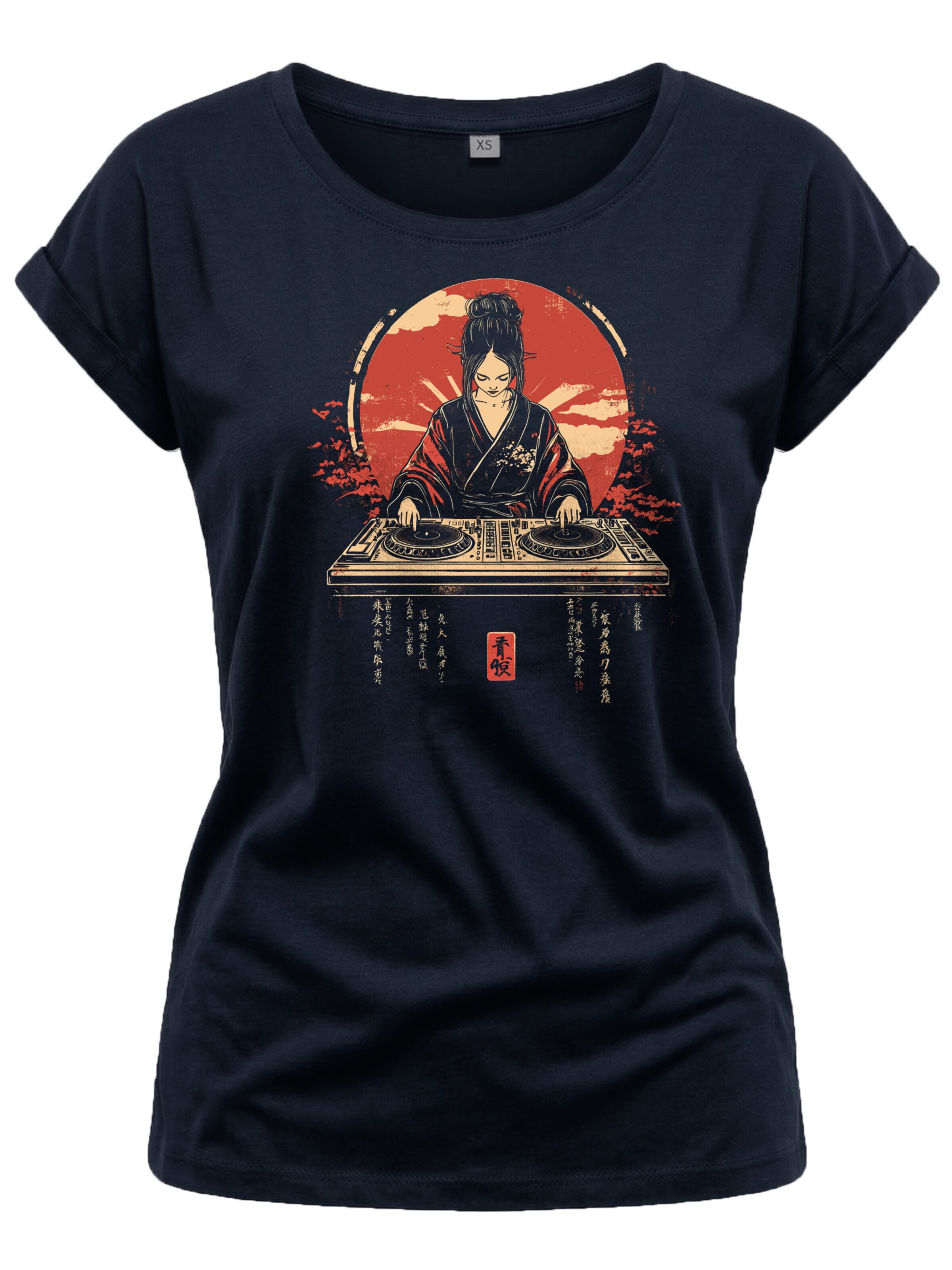 MAKAYA Shirt 'D-Jane' in Blue