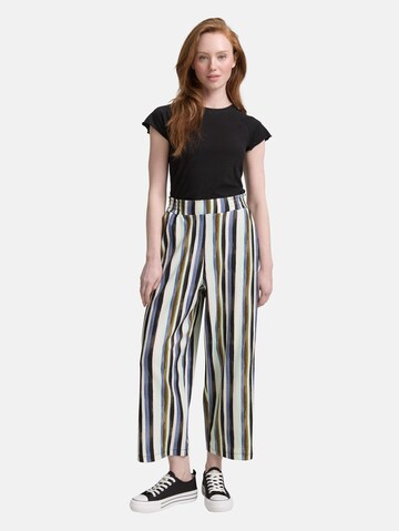 TOM TAILOR DENIM Wide leg Trousers in Green