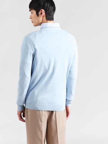 Bruun & Stengade Sweter 'Jupiter' w kolorze niebieski