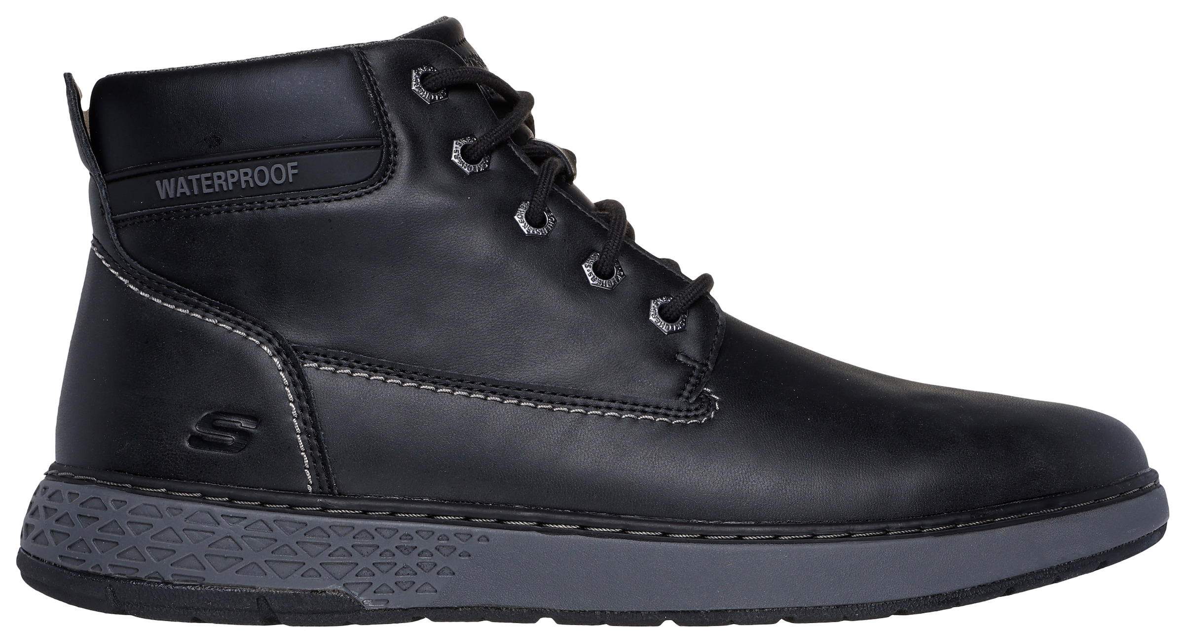 Bottines à lacets 'Garlan' SKECHERS en noir