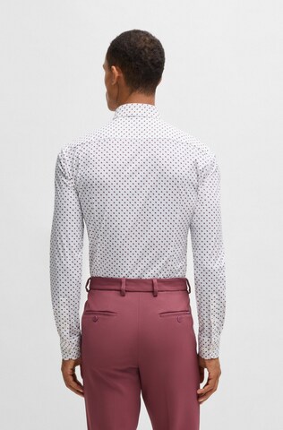 BOSS Slim Fit Hemd 'P-Hank' in Lila