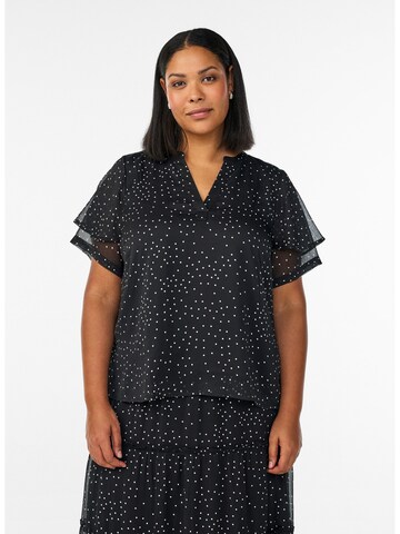 Zizzi Blúz 'Doru' - fekete