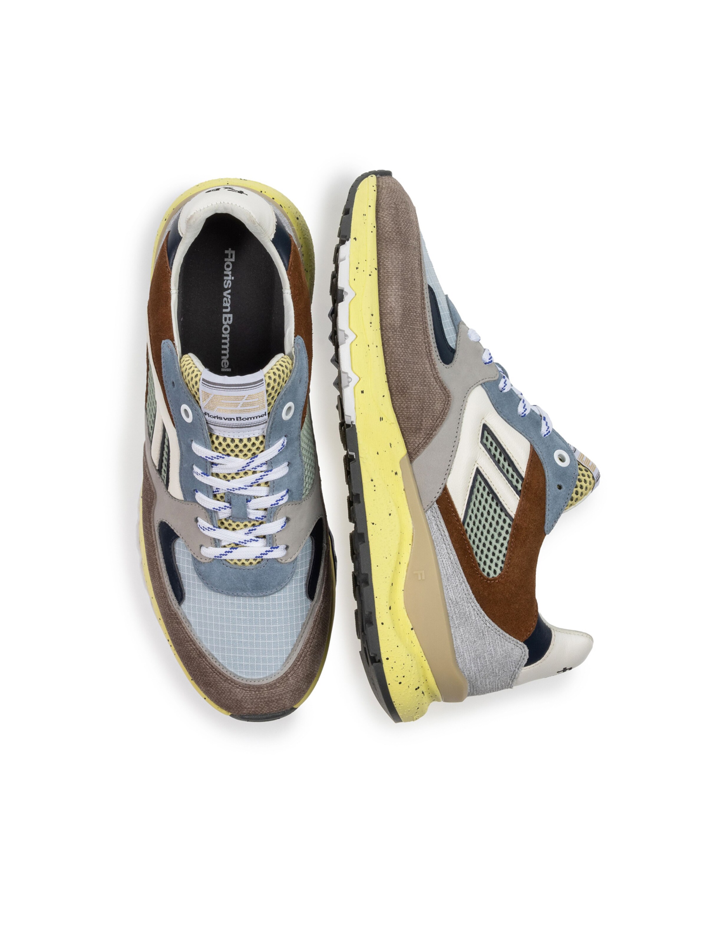 Floris van Bommel Platform trainers 'De Treener 01' in Mixed colours