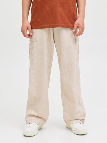 Jack & Jones Junior - regular Pantalón en beige: frente