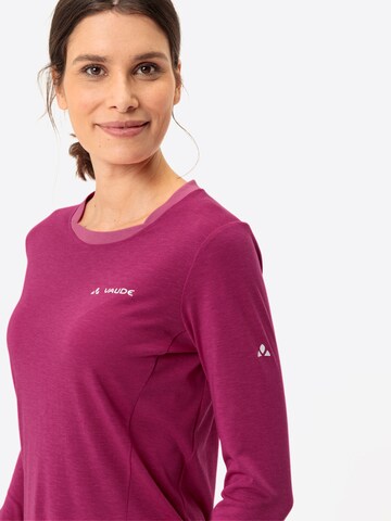 VAUDE Functioneel shirt 'Sveit' in Roze