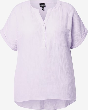 Ulla Popken Blouse in Lila: voorkant