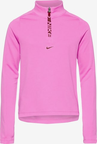 NIKE Funktionsshirt 'PRO' in Pink: predná strana