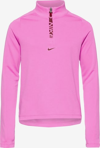 T-Shirt fonctionnel 'PRO' NIKE en rose : devant