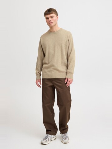 !Solid Sweater 'Ike' in Beige