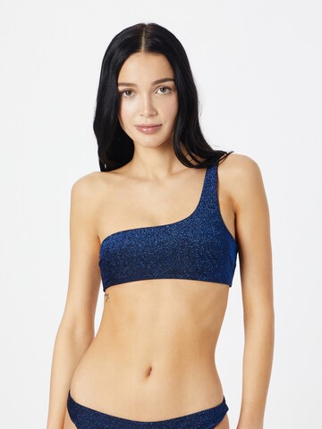 ETAM Bandeau Bikini top 'ASSABI' in Blue: front