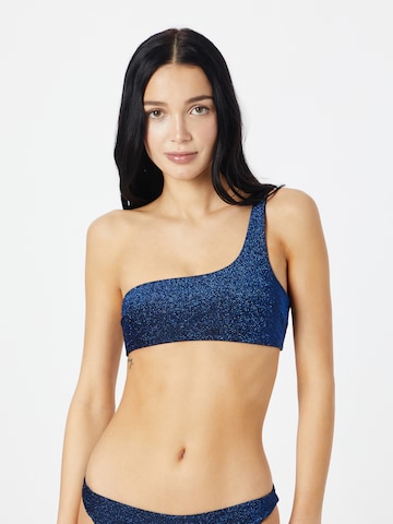 ETAM Bandeau Bikini Top 'ASSABI' in Blue: front