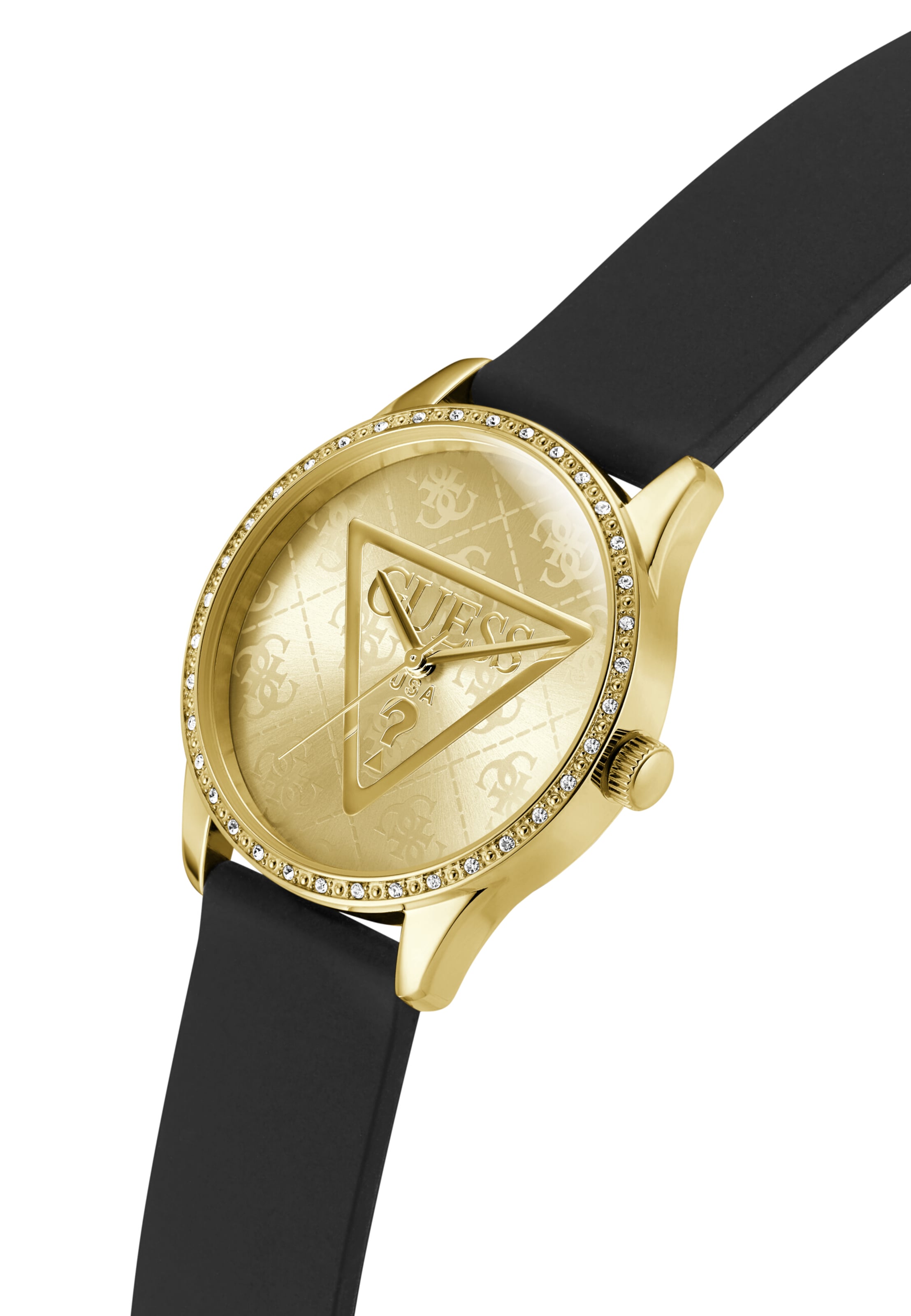 GUESS Analoog horloge 'Roxy' in Zwart