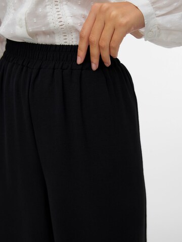VERO MODA Wide leg Trousers 'METTE' in Black