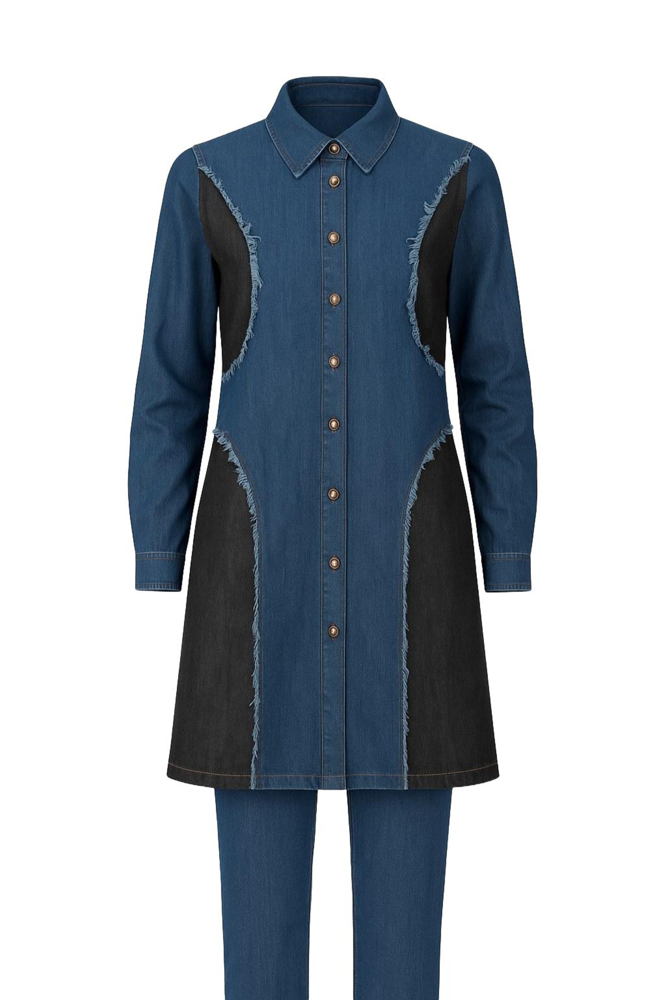 MODAMIHRAM Hosenanzug in Blau: Vorderseite