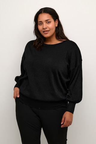 Pull-over 'Regitta' KAFFE CURVE en noir : devant