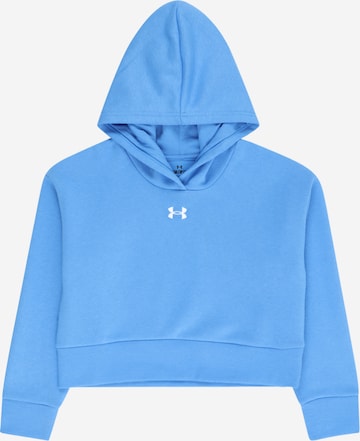 UNDER ARMOUR Athletic Sweatshirt 'Rival' in Blue: front