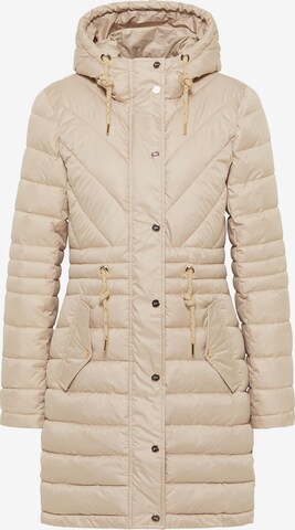 faina Winter Coat in Beige: front