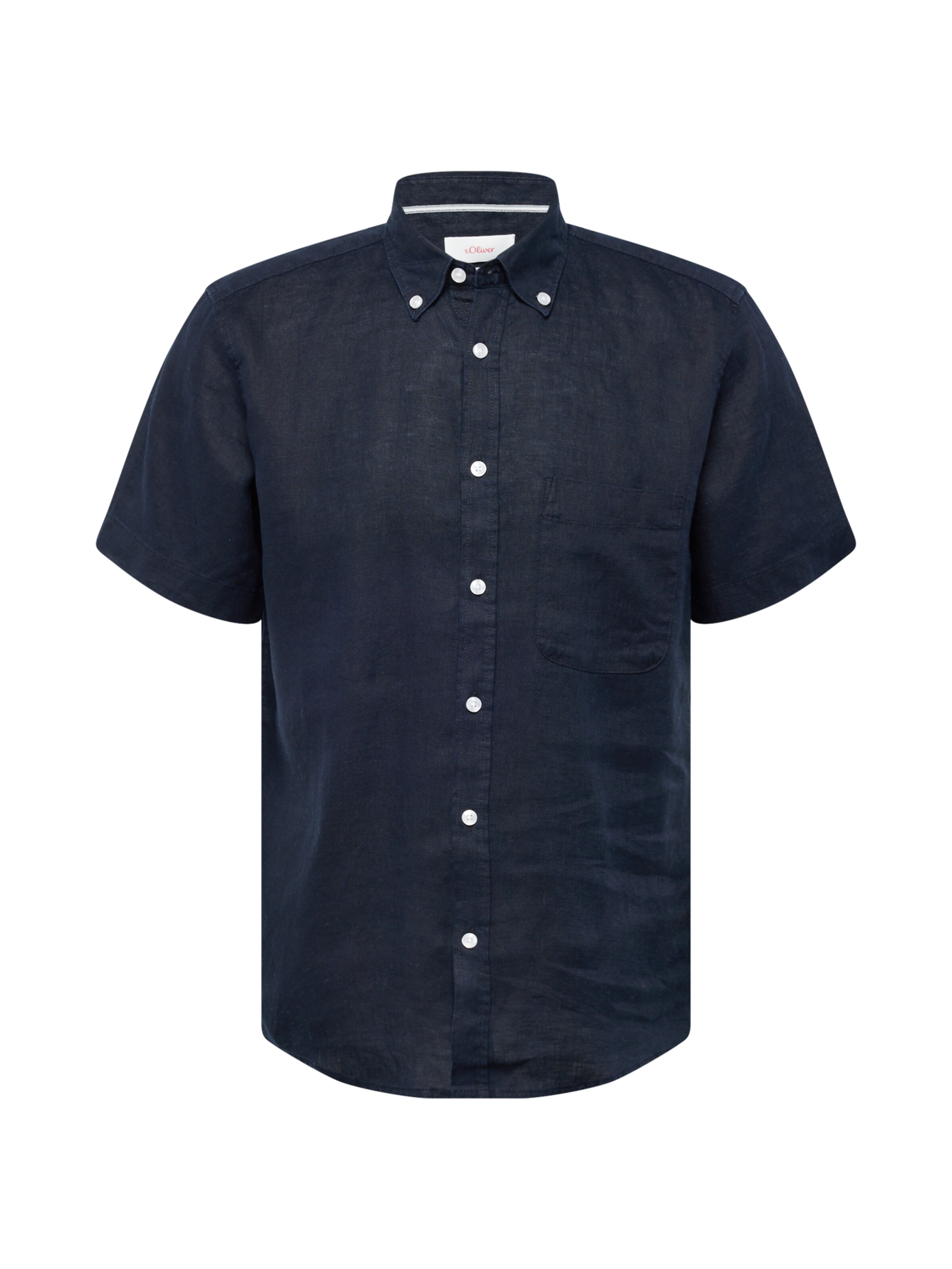 s.Oliver Rovný strih Košeľa - Modrá: predná strana