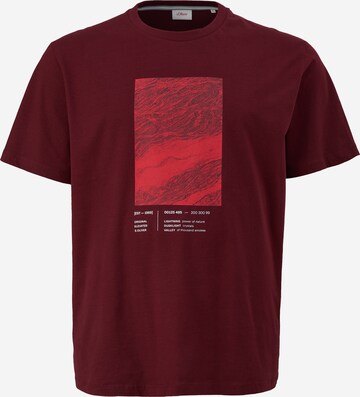 s.Oliver T-Shirt in Rot: predná strana