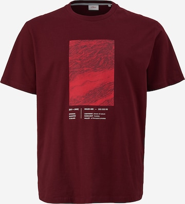 T-Shirt s.Oliver en rouge : devant